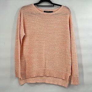 Ralph Lauren peachy pink knit sweater size medium
